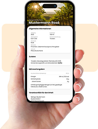 3. QR-Code scannen & E-Label abrufen 3. QR-Code scannen & E-Label abrufen