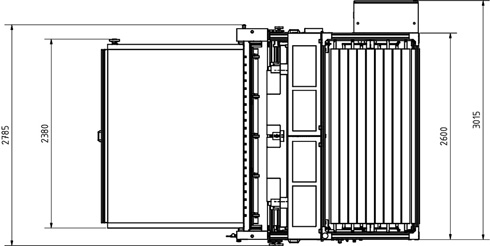 Technische Zeichnung - Draufsicht Technische Zeichnung - Draufsicht