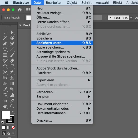 PDF Export aus Adobe Illustrator PDF Export aus Adobe Illustrator