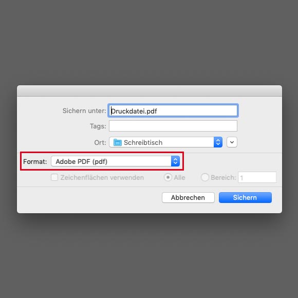 PDF Export aus Adobe Illustrator PDF Export aus Adobe Illustrator