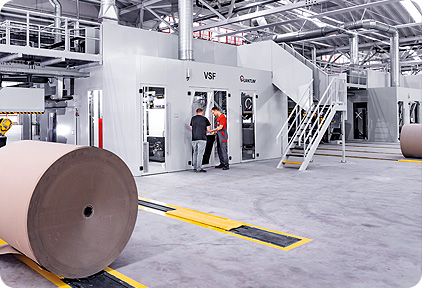 Wellpappen- und Kaschieranlage Quantum-Stock Wellpappen- und Kaschieranlage Quantum-Stock