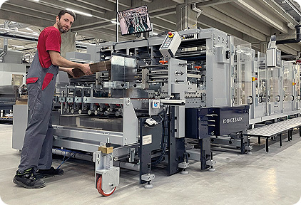 Faltklebemaschine Omega 165 Faltklebemaschine Omega 165