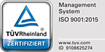 zertifiziertes Qualitätsmanagement ISO 9001 durch TÜV