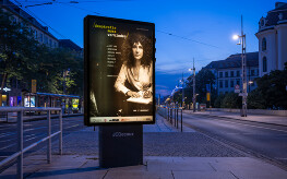 CityLight Poster mit künstlicher DNA gedruckt